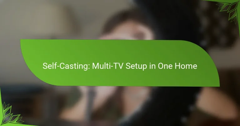 Self-Casting: Multi-TV Setup in One Home